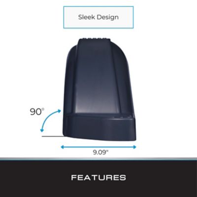 Image showing  13 in. Black Single Axle Plastic Trailer Fenders, 2 pk.