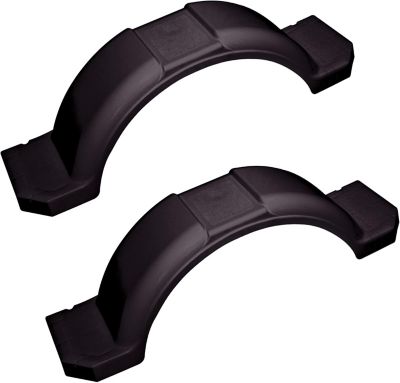 Tie Down 11-3/8 in. x 45 in. x 11 in.UV-Protected Black Plastic Fenders, 2 pk.