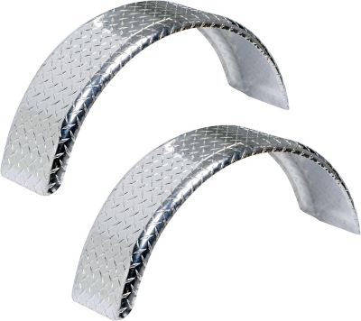 Tie Down 8 in. x 31.5 in. x 13.125 in. Tread Brite Aluminum Fenders, 2 pk.