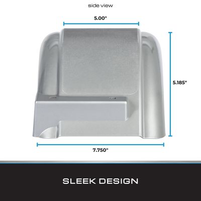 Image showing  UV-protected Silver Small Plastic Fender 7-3/4 in. x 21 in. x 5 in., 2 Pack