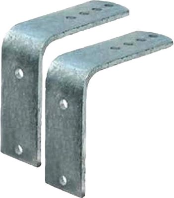 Image showing  Flush Metal Fender Brackets, Pair