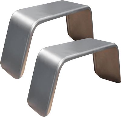 Tie Down 15 in. Wheel - Trailer Fenders Single Axle - Smooth Aluminum, 2 pk.