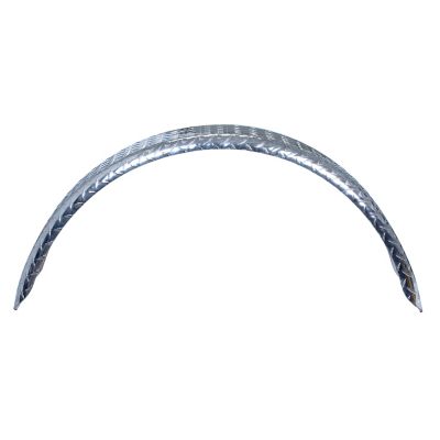 Image showing  9 in. x 33.75 in. x 14.875 in. Tread Brite Aluminum Fenders, 1 Pack