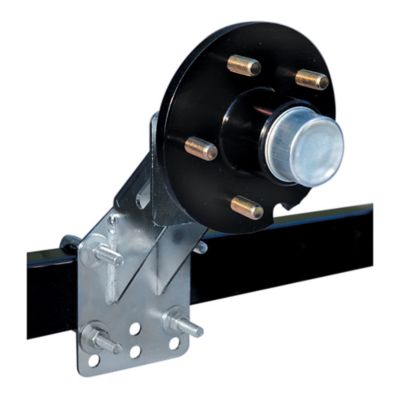 Tie Down Heavy Duty Zinc Plated Steel Spare Hub & Tire Carrier