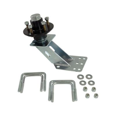 Image showing  Heavy Duty Zinc Plated Steel Spare Hub & Tire Carrier