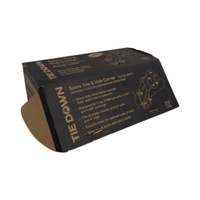 Image showing  Heavy Duty Zinc Plated Steel Spare Hub & Tire Carrier