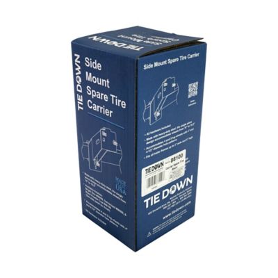 Image showing  Black Powder-Coated Side Mount Tire Carrier