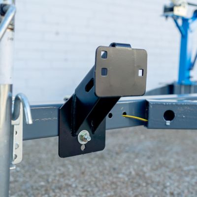 Image showing  Black Powder-Coated Side Mount Tire Carrier