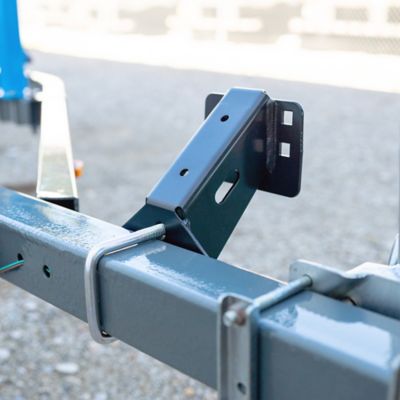 Image showing  Black Powder-Coated Side Mount Tire Carrier