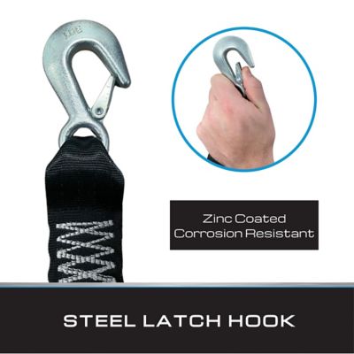 Image showing  2 in. x 20 ft. Silver Winch Strap, 1 per pack