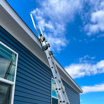 Image showing  Step-N-Safe Extension Ladder Walk-Thru