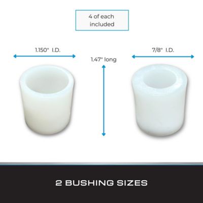 Image showing 5 th Tie Down Hull Sav'r 5 in. PVC Ribbed Wobble Roller Kit