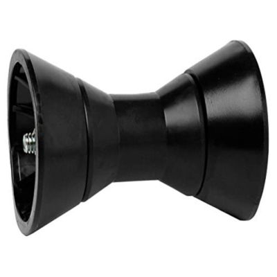 Tie Down Hull Sav'r PVC Black 3 in. Bow Roller Assembly with End Bells
