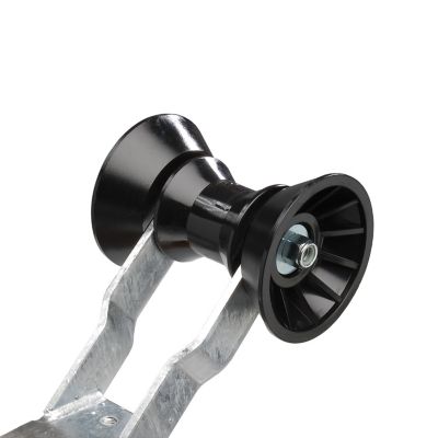 Image showing  Hull Sav'r PVC Black 3 in. Bow Roller Assembly with End Bells