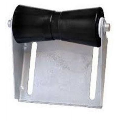 Tie Down 8 in. Black Poly 11 Gauge Galvanized Steel Panel Bracket Assemblies