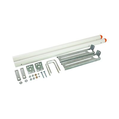 Image showing  49.5 x 9.2 x 4 in. Adjustable PVC Post Guide-On's, Pair