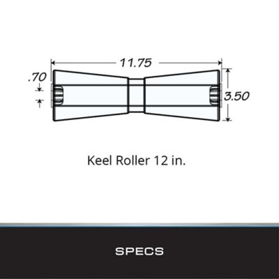 Image showing  12 in. Black Poly 11 Gauge Galv Steel Panel Bracket Assemblies