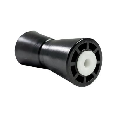 Image showing  8 in. Hull Sav'r Black PVC Keel Roller with 5/8 in. Shaft
