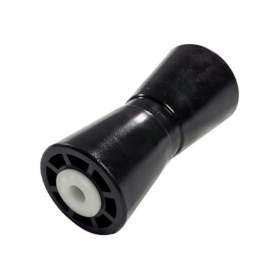 Image showing  8 in. Hull Sav'r Black PVC Keel Roller with 5/8 in. Shaft