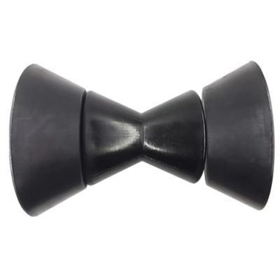 Image showing  4 in. Black Hull Sav'r PVC Roller Assembly with End Bells