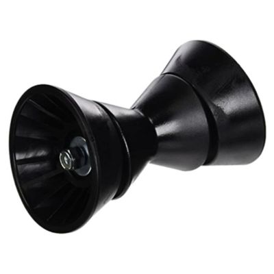 Image showing  4 in. Black Hull Sav'r PVC Roller Assembly with End Bells