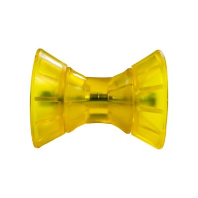 Image showing 5 th Tie Down Amber 3 in. Bow Roller with 1/2 in. Shaft Assembly with End Bells