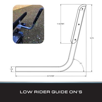 Image showing  Galvanized Low Rider Guide On's