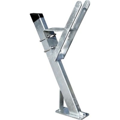 thumbnail image 2 of Adjustable Short Nose Boat Trailer Winch Stand With Roller - Universal Galvanized Steel (1 Year Warranty) 2 of 6