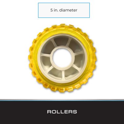 Image showing  5 in. PVC Ribbed Wobble Roller Kit, 4 pk.
