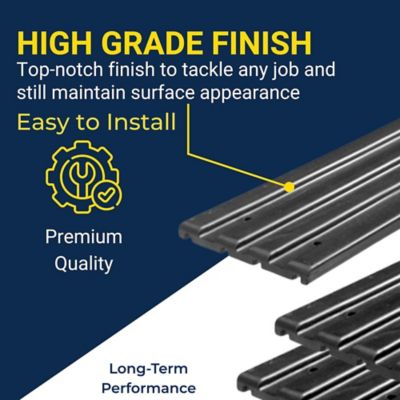 Image showing  3 in. x 16 in. Black Bunk Slicks, 10 pk.