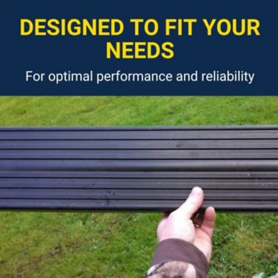 Image showing  3 in. x 16 in. Black Bunk Slicks, 10 pk.