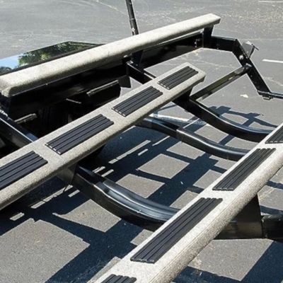 Image showing 7 th Tie Down 3 in. x 16 in. Black Bunk Slicks, 10 pk.