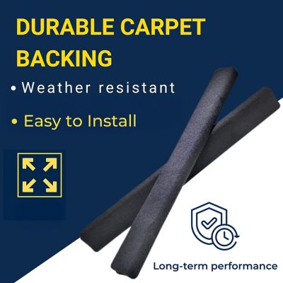 Image showing  5 ft. Black Standard Carpeted Bunk Boards, Pair