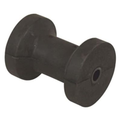 Tie Down 4in. Hull Sav'r Black PVC Spool Type Keel Roller with 5/8 in. Shaft