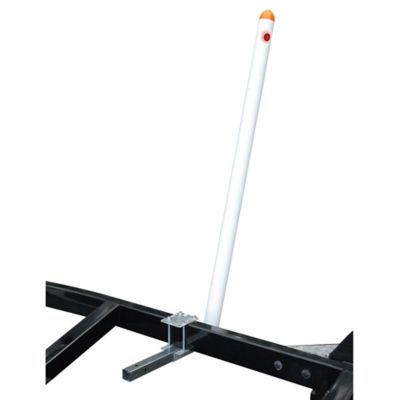 Tie Down PVC POST GUIDE ON 13 Degree Slant, 60 in. Post with LED Lights