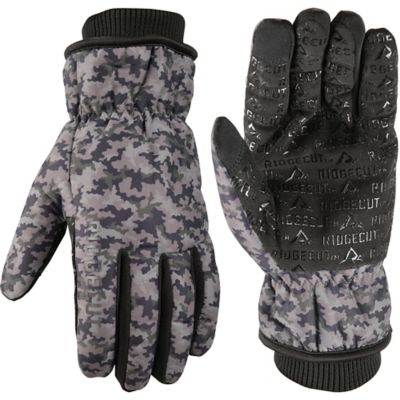 Ridgecut Men's Insulated Camo Ripstop Gloves