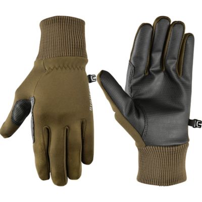 Ridgecut Men's Performance Stretch Fleece Winter Gloves with Grip Palms