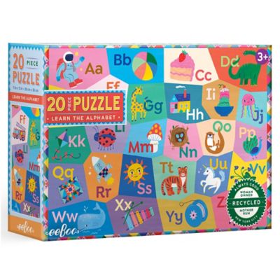 eeBoo 20 pc. Puzzle: Learn the Alphabet