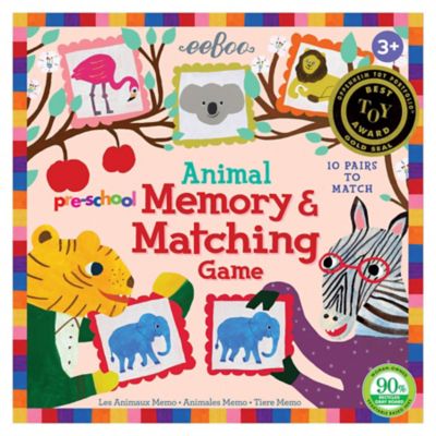 Image showing 1 th eeBoo Memory & Matching Game, Pre-School Animal