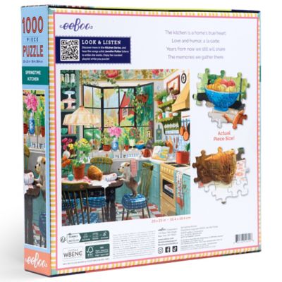 Image showing  Piece & Love, Springtime Kitchen, 1000 pc. Puzzle