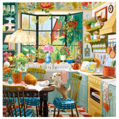 Image showing  Piece & Love, Springtime Kitchen, 1000 pc. Puzzle