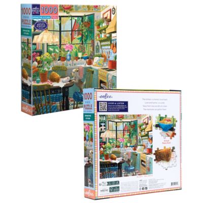 Image showing 5 th eeBoo Piece & Love, Springtime Kitchen, 1000 pc. Puzzle
