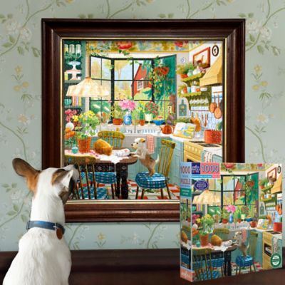 Image showing 7 th eeBoo Piece & Love, Springtime Kitchen, 1000 pc. Puzzle