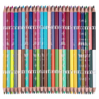 Image showing  Piece & Love: Double-Sided Colored Pencils - Victoria's - 25 pc. Set