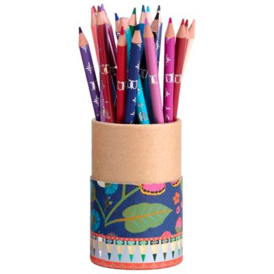 Image showing  Piece & Love: Double-Sided Colored Pencils - Victoria's - 25 pc. Set