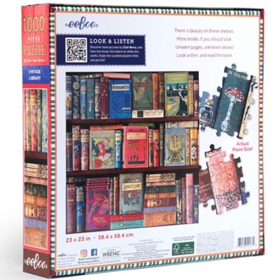 Image showing  pc. & Love: Vintage Library, 1000 pc. Puzzle