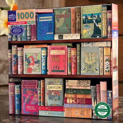 Image showing  pc. & Love: Vintage Library, 1000 pc. Puzzle