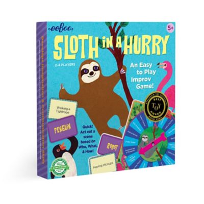 eeBoo Sloth in a Hurry Action Game