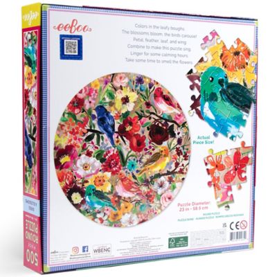 Image showing  pc. & Love: Birds & Blossoms, 500 pc. Puzzle