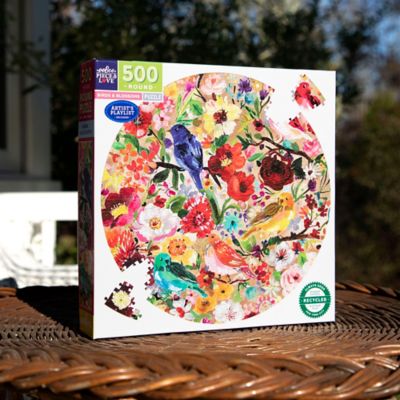 Image showing  pc. & Love: Birds & Blossoms, 500 pc. Puzzle
